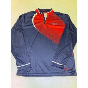 USSSA Boombah Quarter Zip Pullover Long Sleeve Athletic Shirt Mens‎